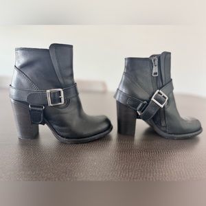 All Saints Buckle Ankle Boot SZ 38